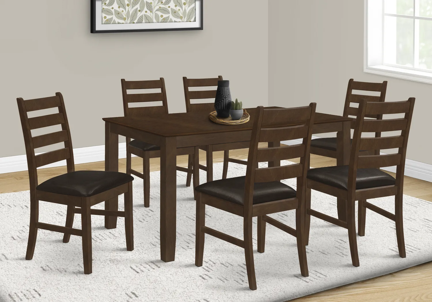 Thiac Brown Dining Table - Thumbnail - Image 3
