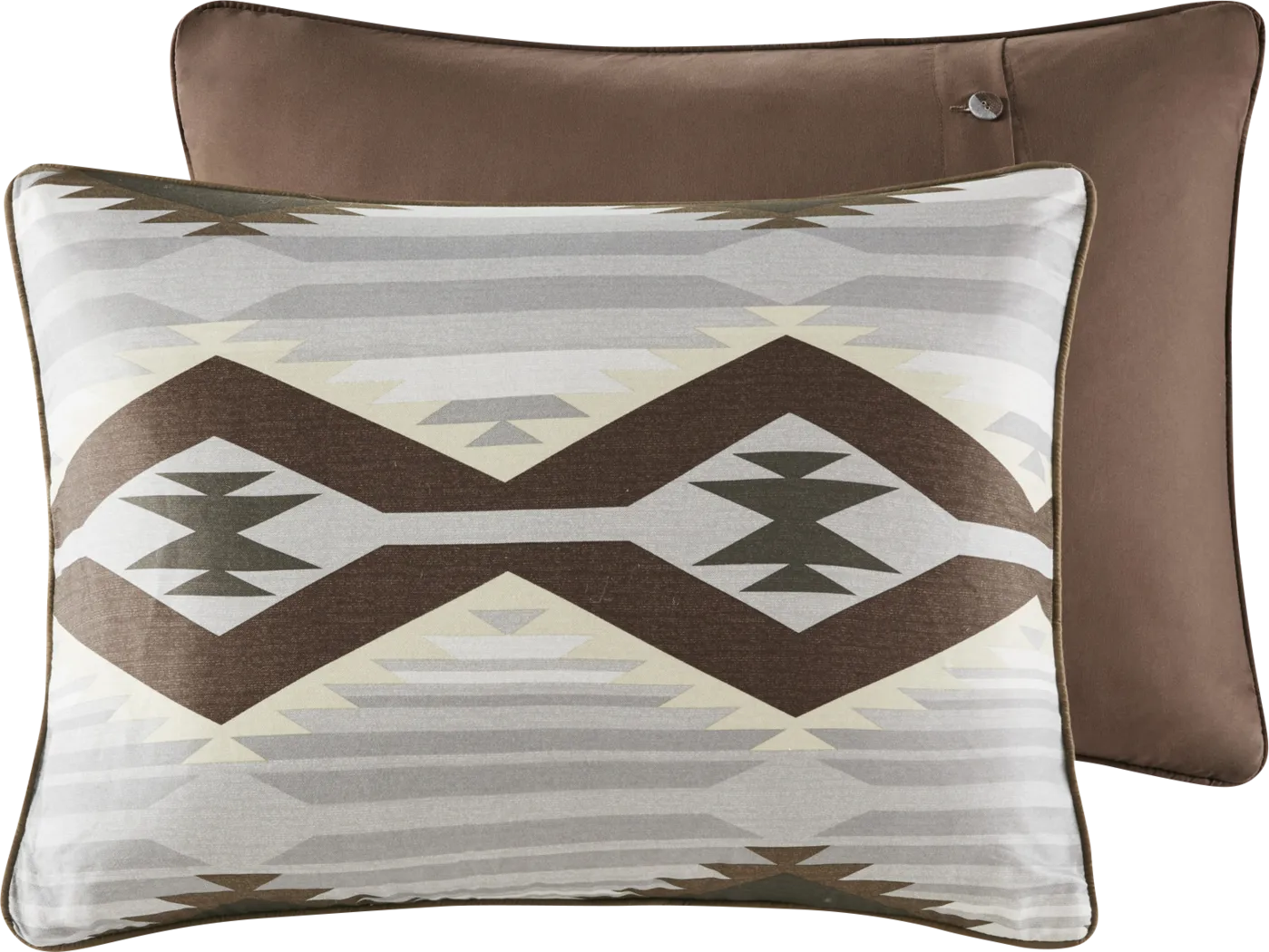 Thibodeaux Gray Full Comforter Set - Thumbnail - Image 10