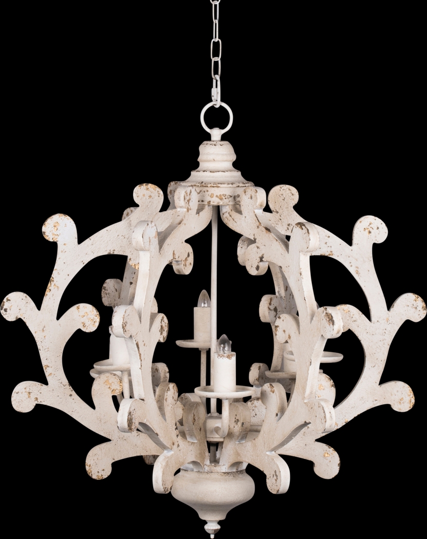 Thicket Cay White Chandelier - Thumbnail - Image 1