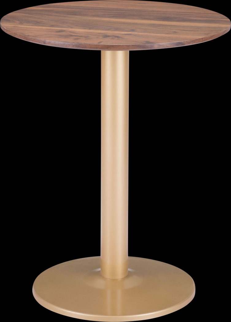 Thisbe Brown Round Bistro Table - Thumbnail - Image 2