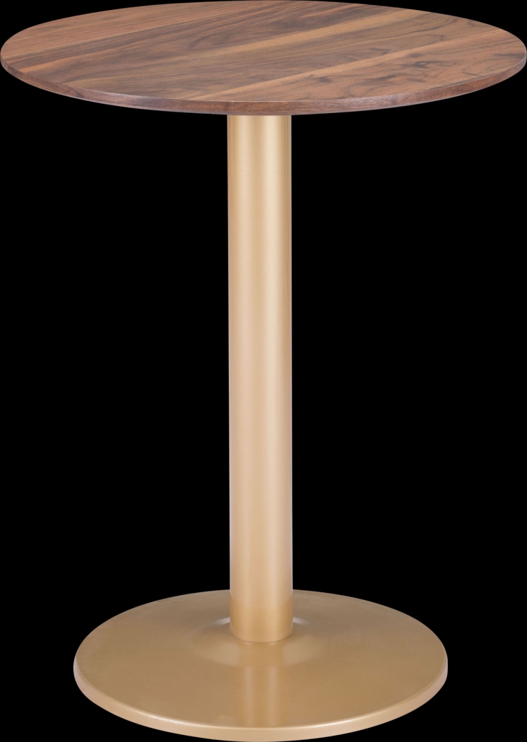 Thisbe Brown Round Bistro Table - Thumbnail - Image 1