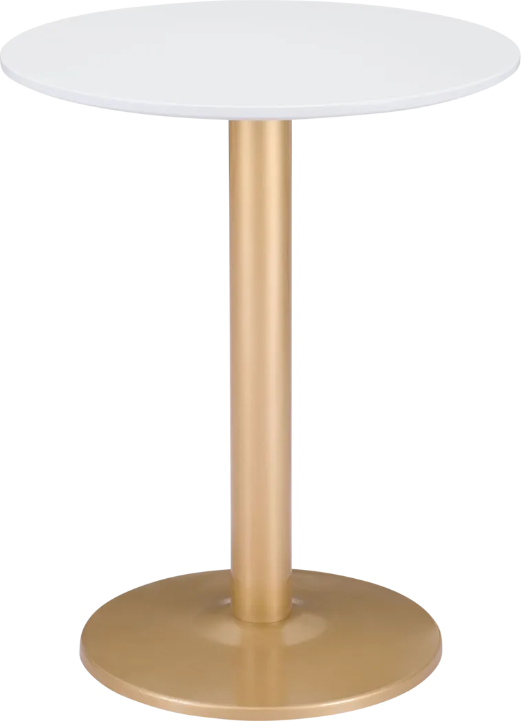 Thisbe Gold Round Bistro Table - Thumbnail - Image 1