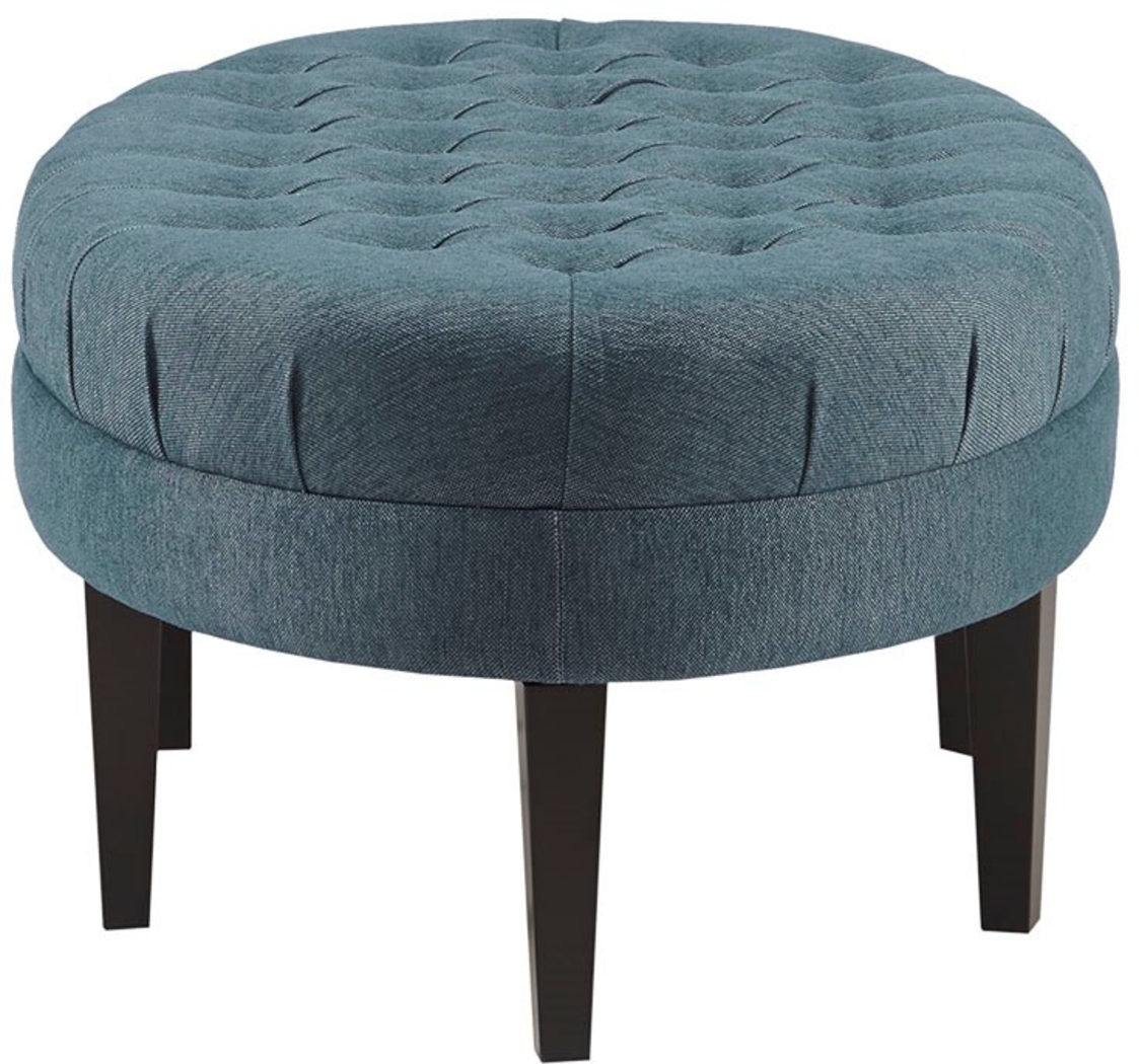 Thistlecroft Blue Ottoman - Thumbnail - Image 3
