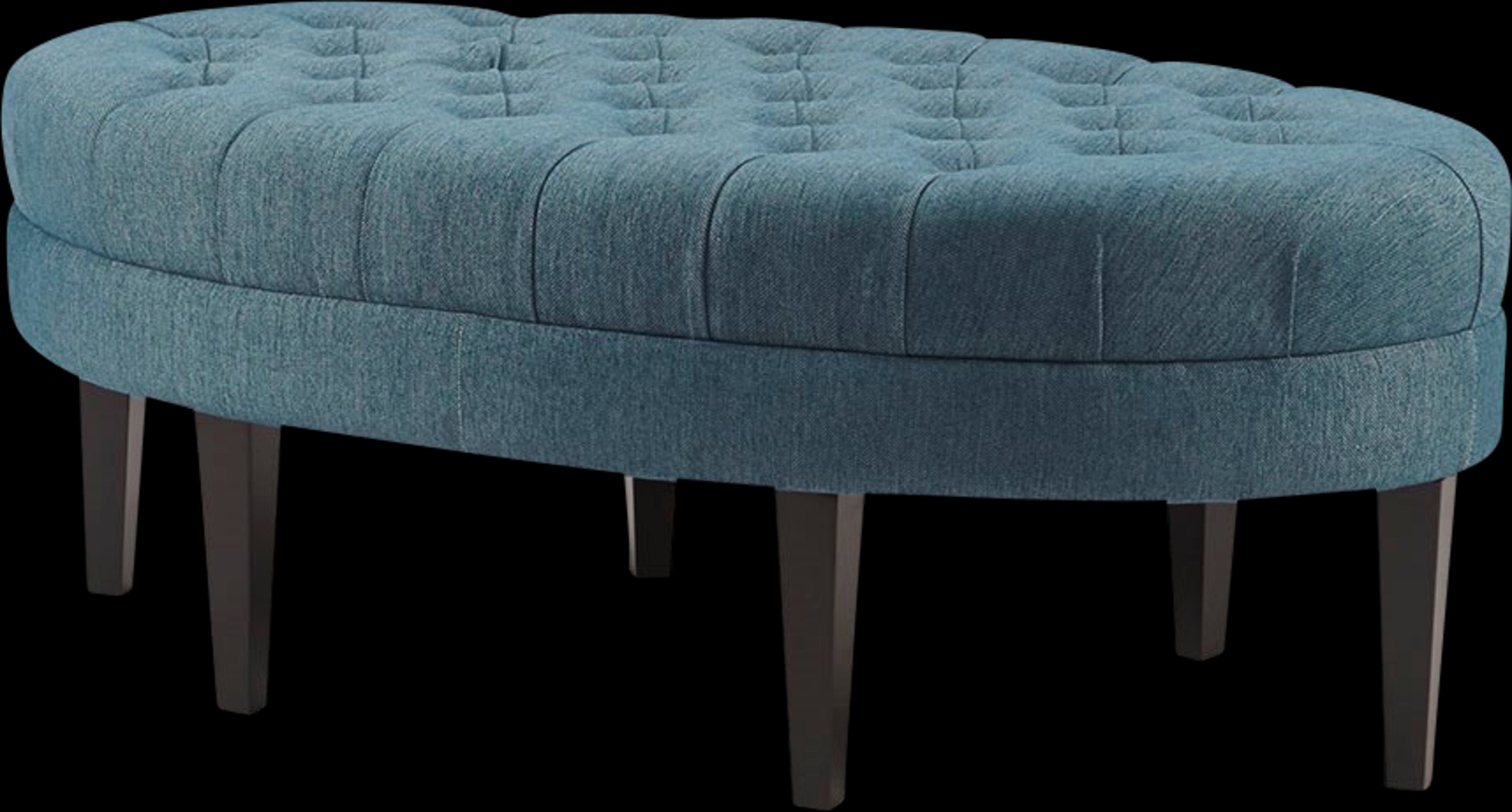 Thistlecroft Blue Ottoman - Thumbnail - Image 1