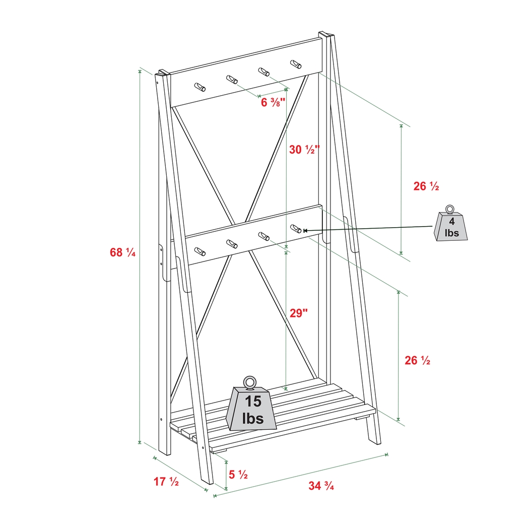 Thistlelark White Hall Tree - Thumbnail - Image 8