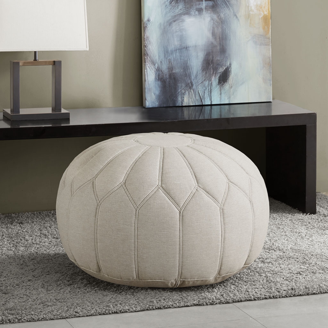 Thistlemont Beige Ottoman - Thumbnail - Image 5