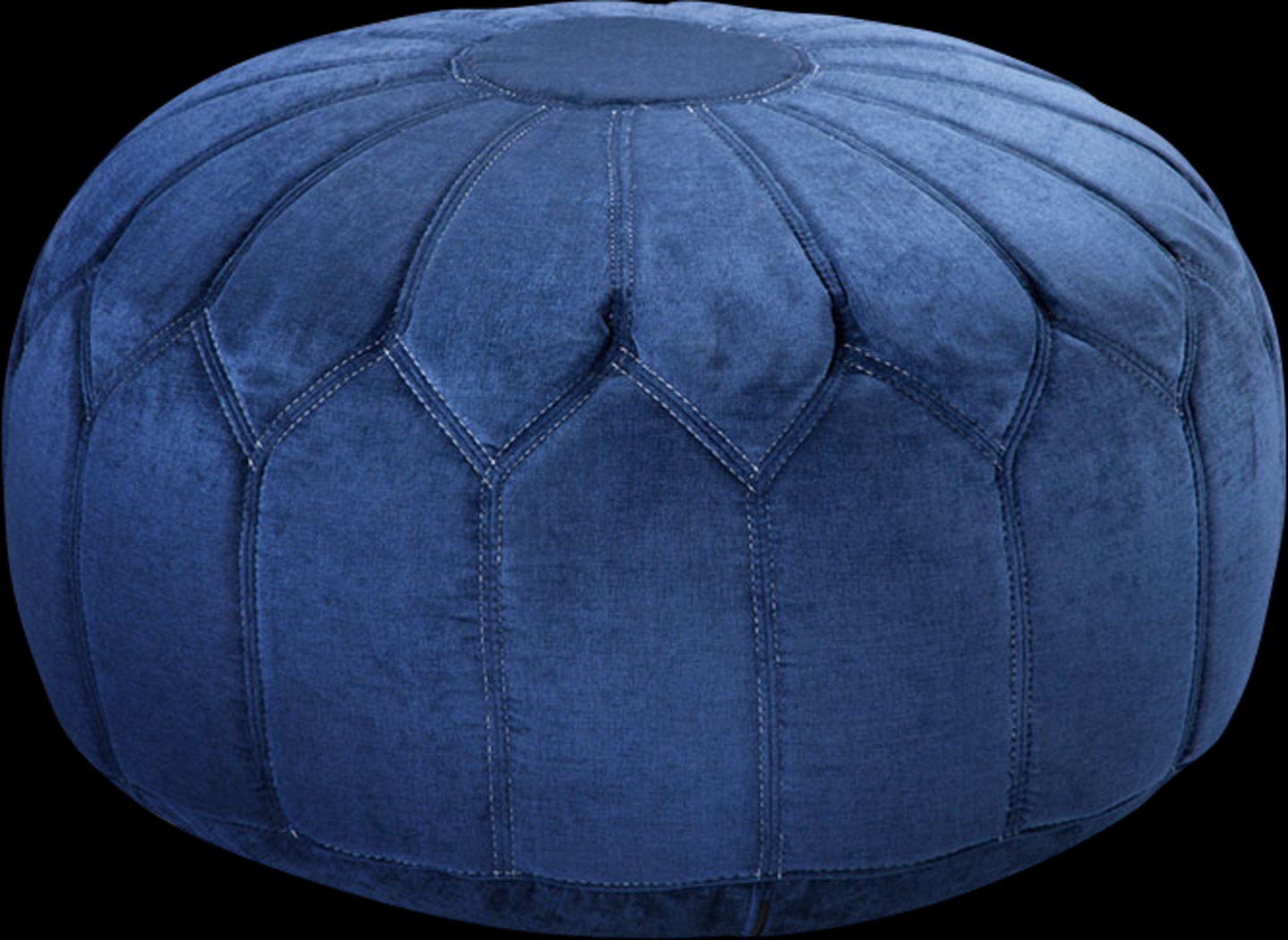 Thistlemont Blue Ottoman - Thumbnail - Image 1