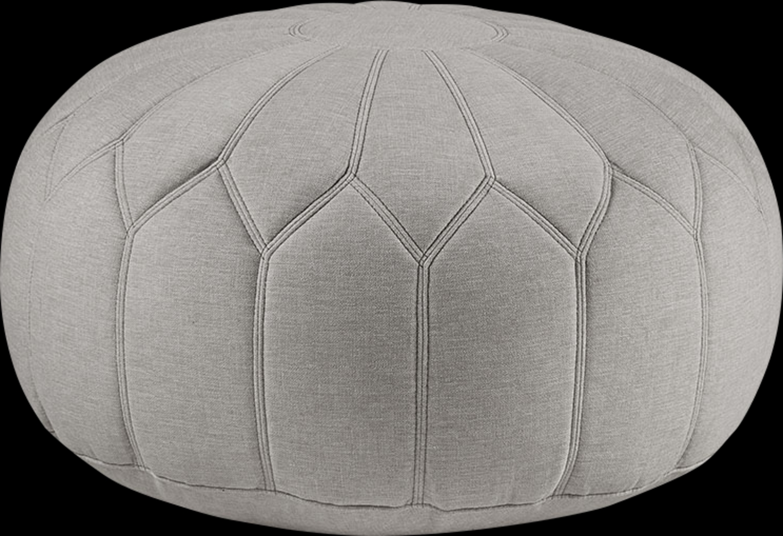Thistlemont Gray Ottoman - Thumbnail - Image 1