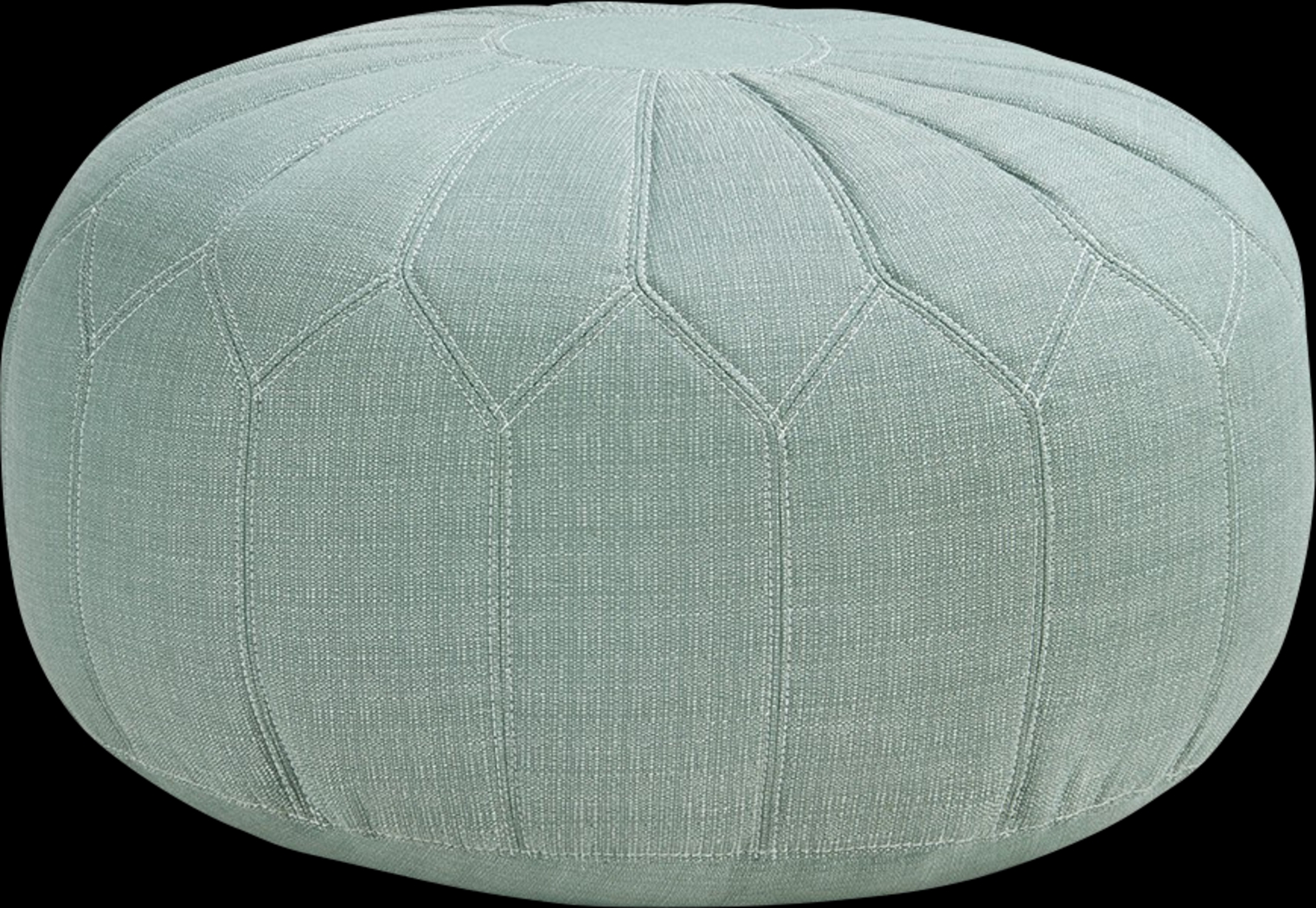 Thistlemont Green Ottoman - Thumbnail - Image 1