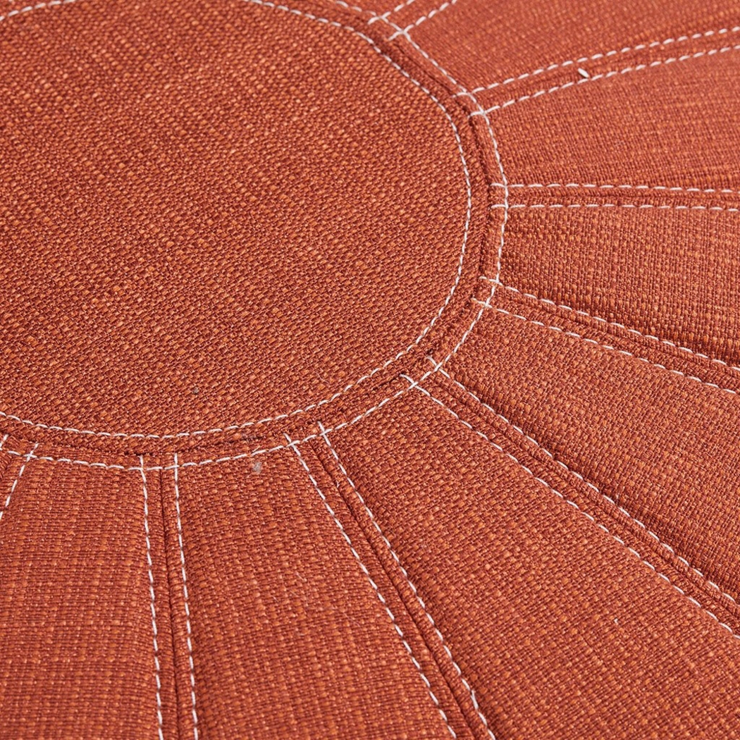 Thistlemont Orange Ottoman - Thumbnail - Image 2