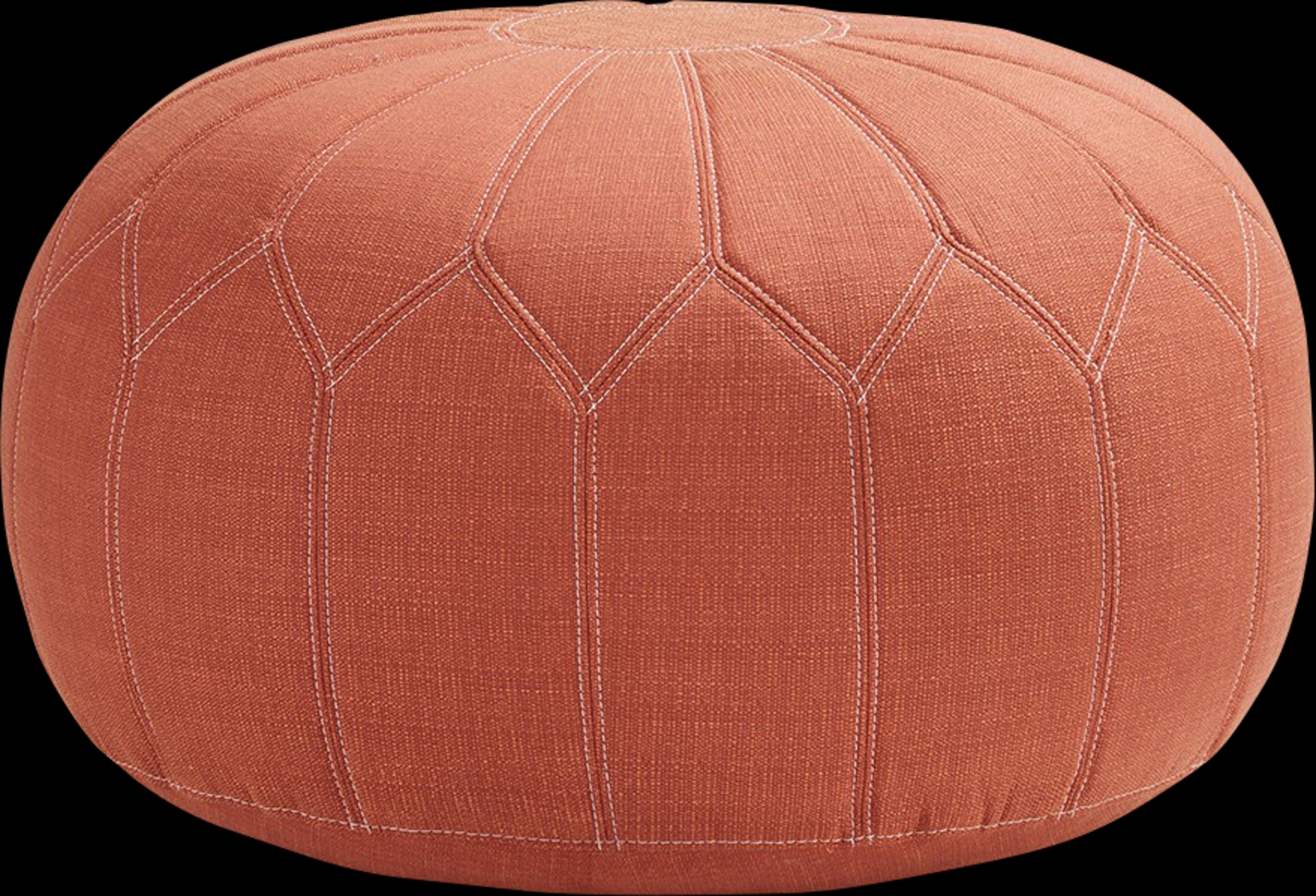 Thistlemont Orange Ottoman - Thumbnail - Image 1
