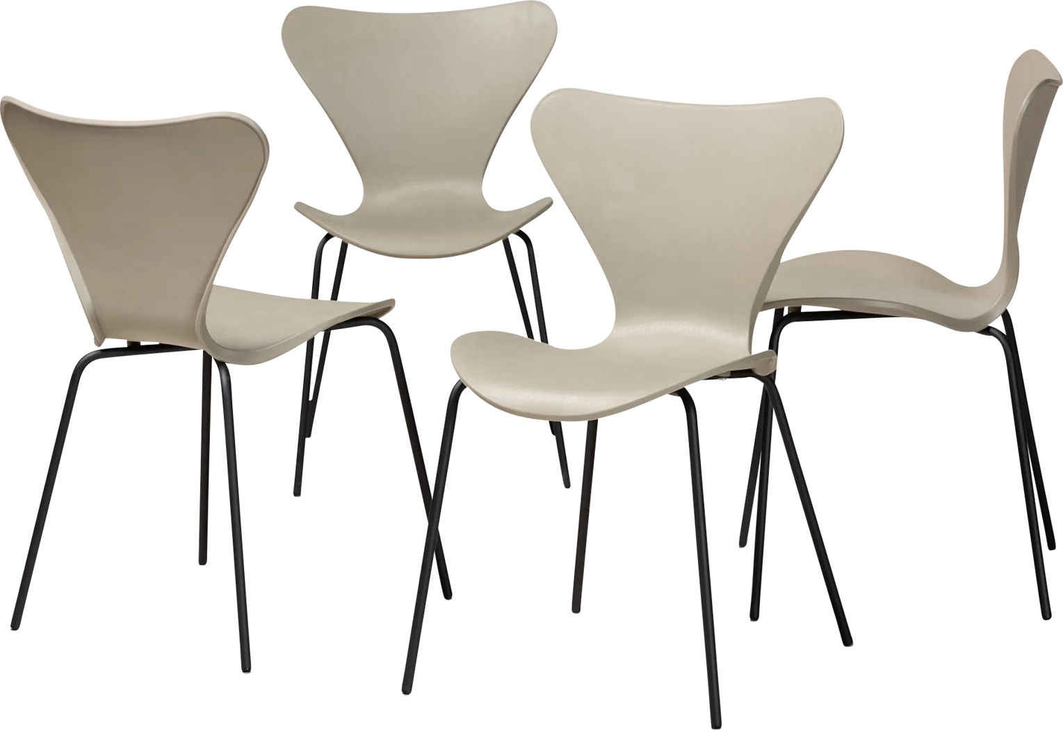 Thistlewood Beige Side Chair, Set of 4 - Thumbnail - Image 1