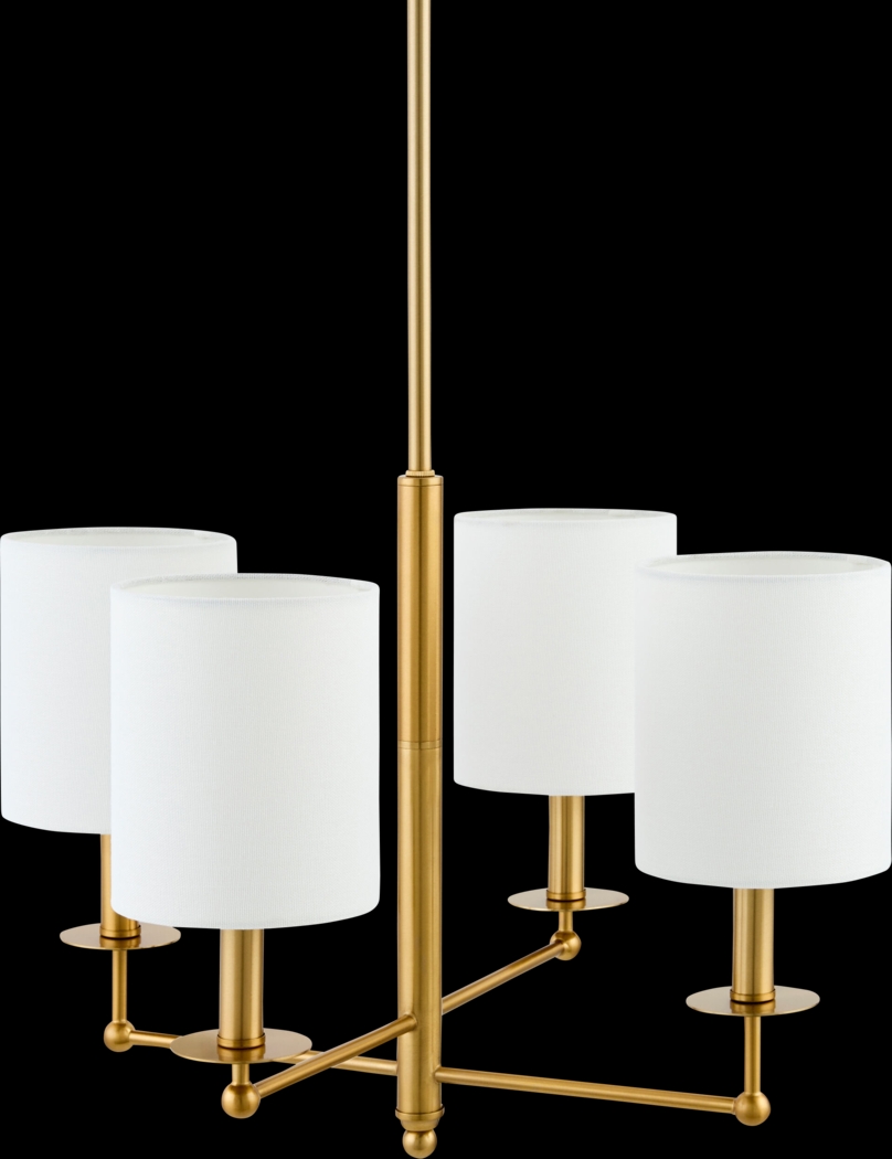 Thompson Valley Brass Chandelier - Thumbnail - Image 1