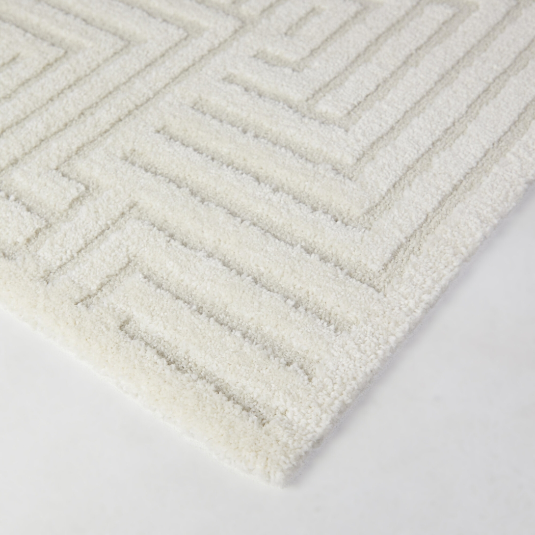 Thorm Cream 7'10 x 10' Area Rug - Thumbnail - Image 3