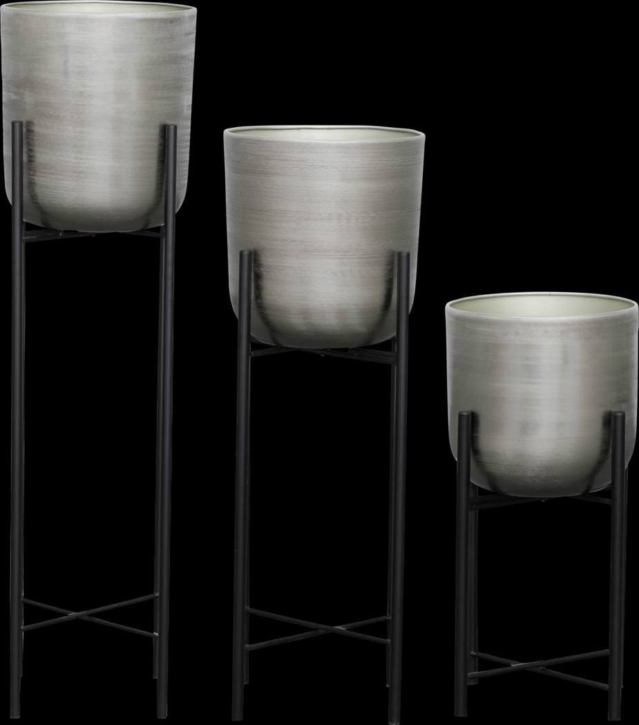 Thorntonwood Gray Planter, Set of 3 - Thumbnail - Image 1