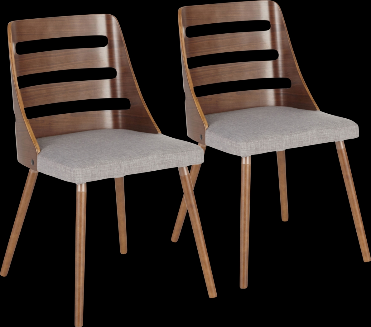 Thornwood Gray Dining Chair, Set of 2 - Thumbnail - Image 1