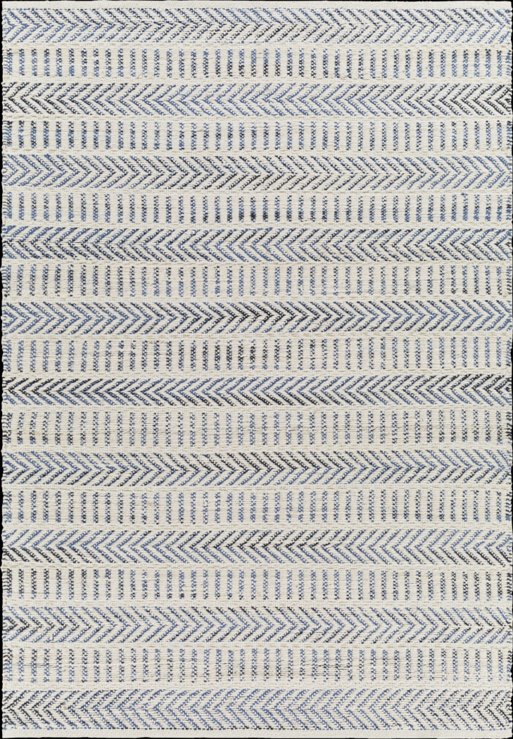 Thorpshire Blue 5' x 7'6 Rug - Thumbnail - Image 1