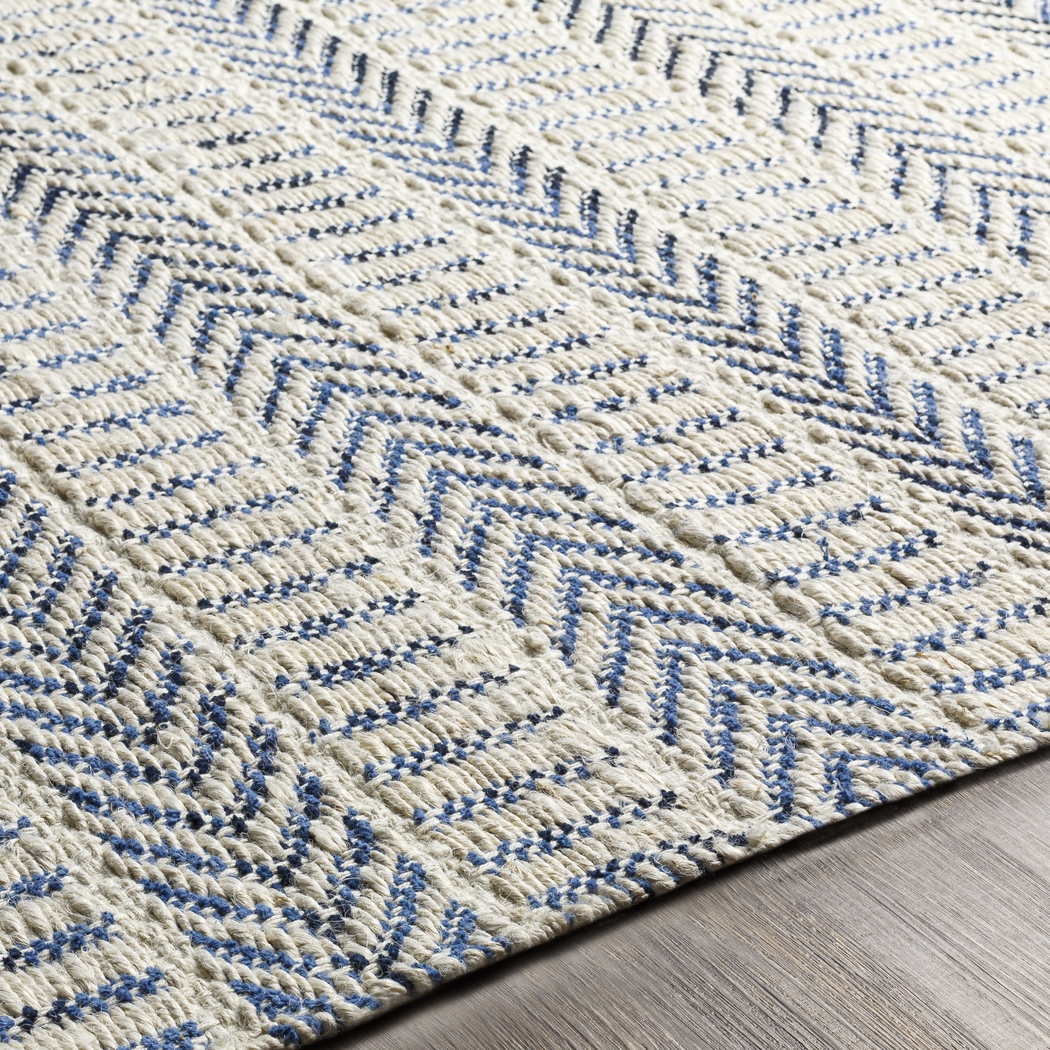 Thorpshire Blue 8' x 10' Rug - Thumbnail - Image 4
