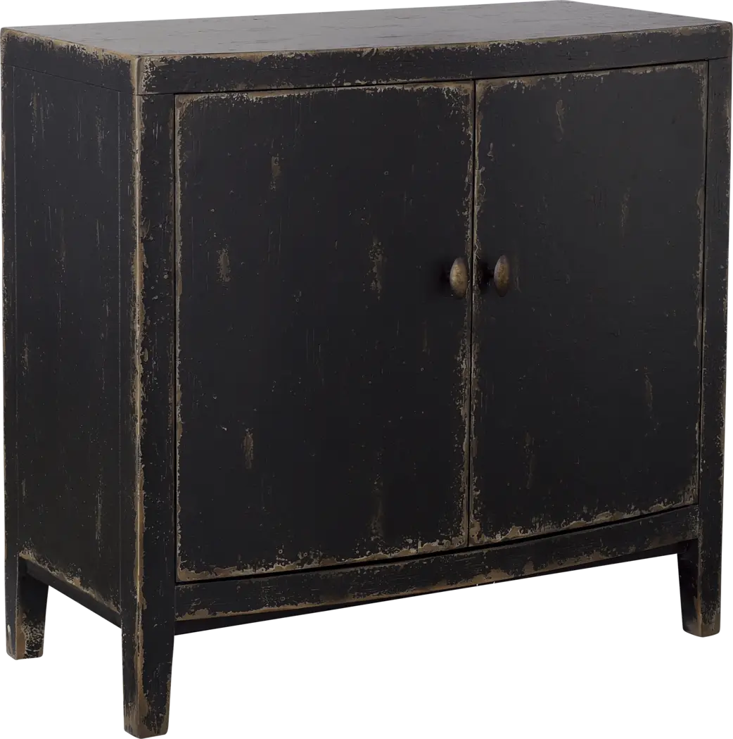 Thrall Black Accent Cabinet - Thumbnail - Image 1