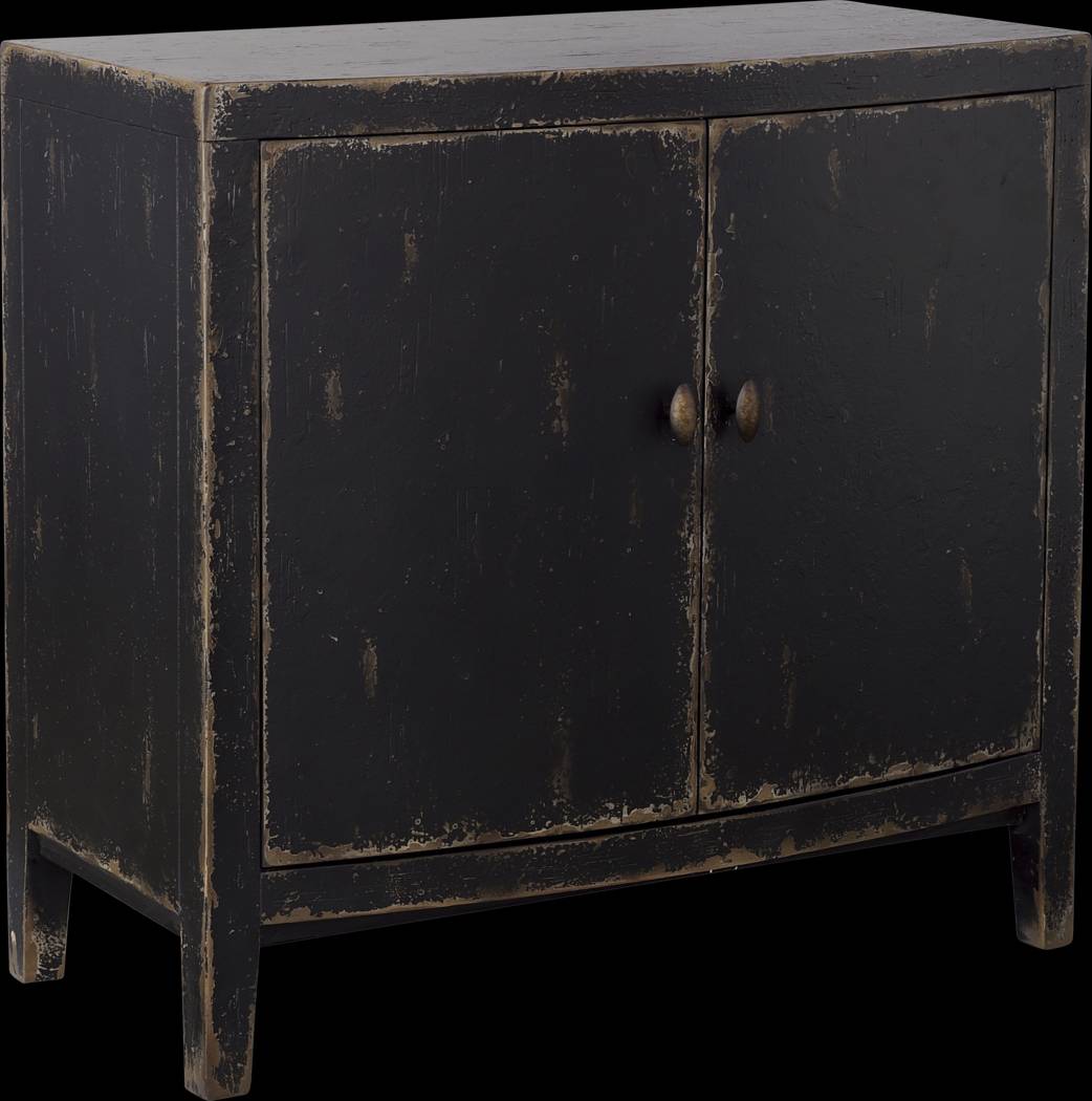 Thrall Black Accent Cabinet - Thumbnail - Image 1