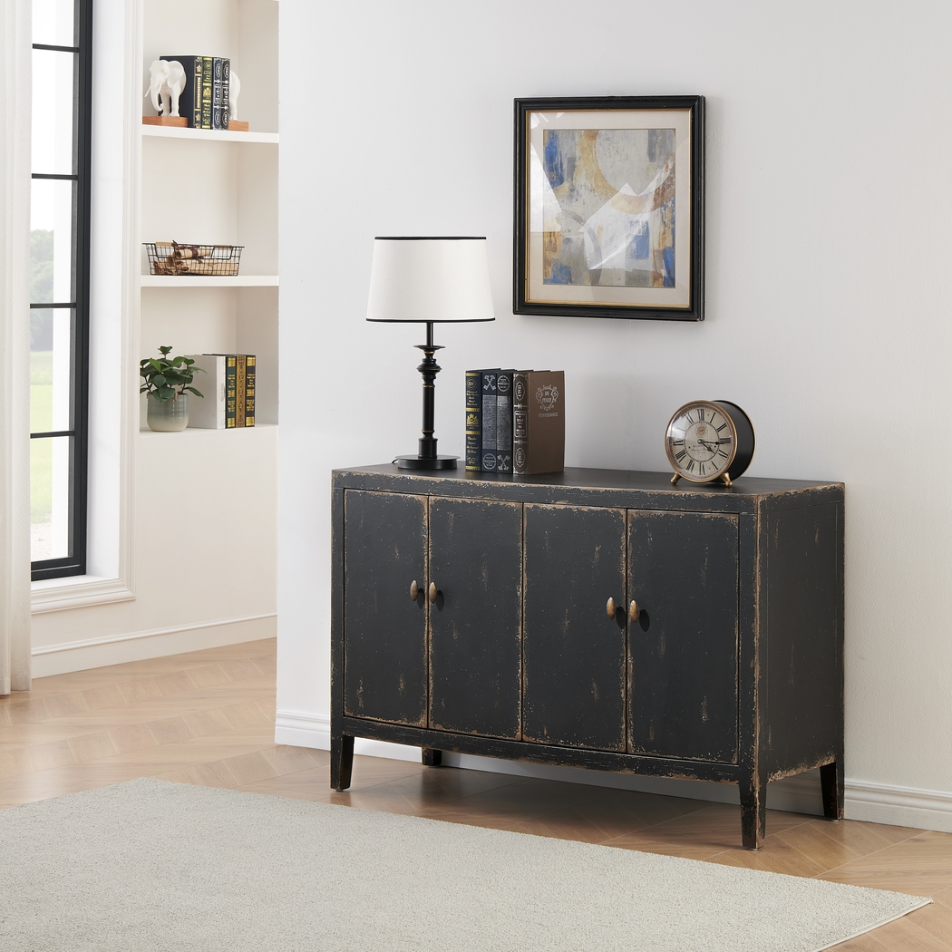 Thrall I Black Credenza - Thumbnail - Image 2