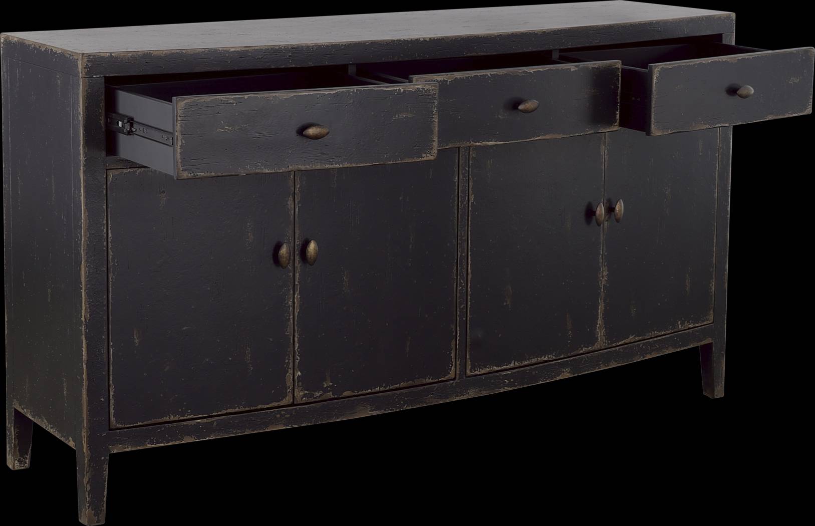 Thrall II Black Credenza - Thumbnail - Image 4