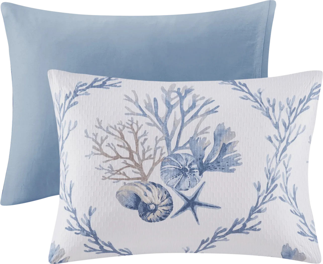 Threeawn Blue 6 Pc Full Comforter Set - Thumbnail - Image 3