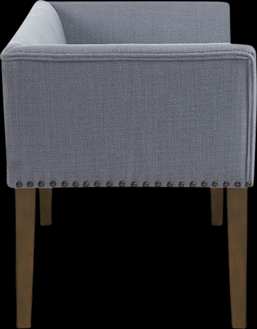 Threepine Blue Accent Bench - Thumbnail - Image 4