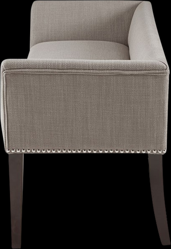 Threepine Gray Accent Bench - Thumbnail - Image 2