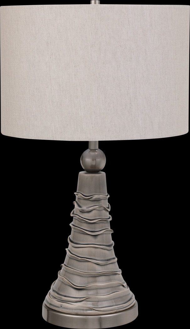 Throop Park Gray Lamp - Thumbnail - Image 1