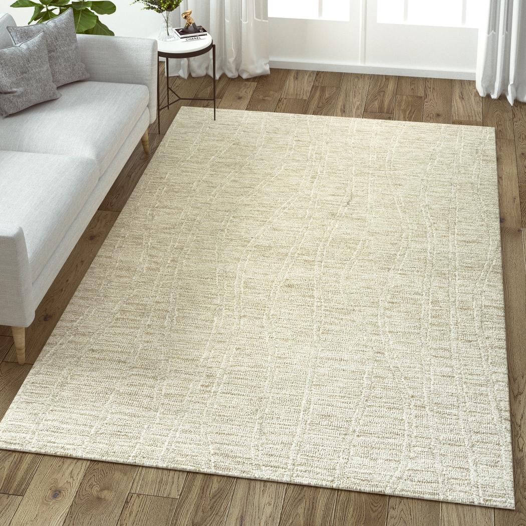 Thui Light Taupe 5' x 7'9 Rug - Thumbnail - Image 2