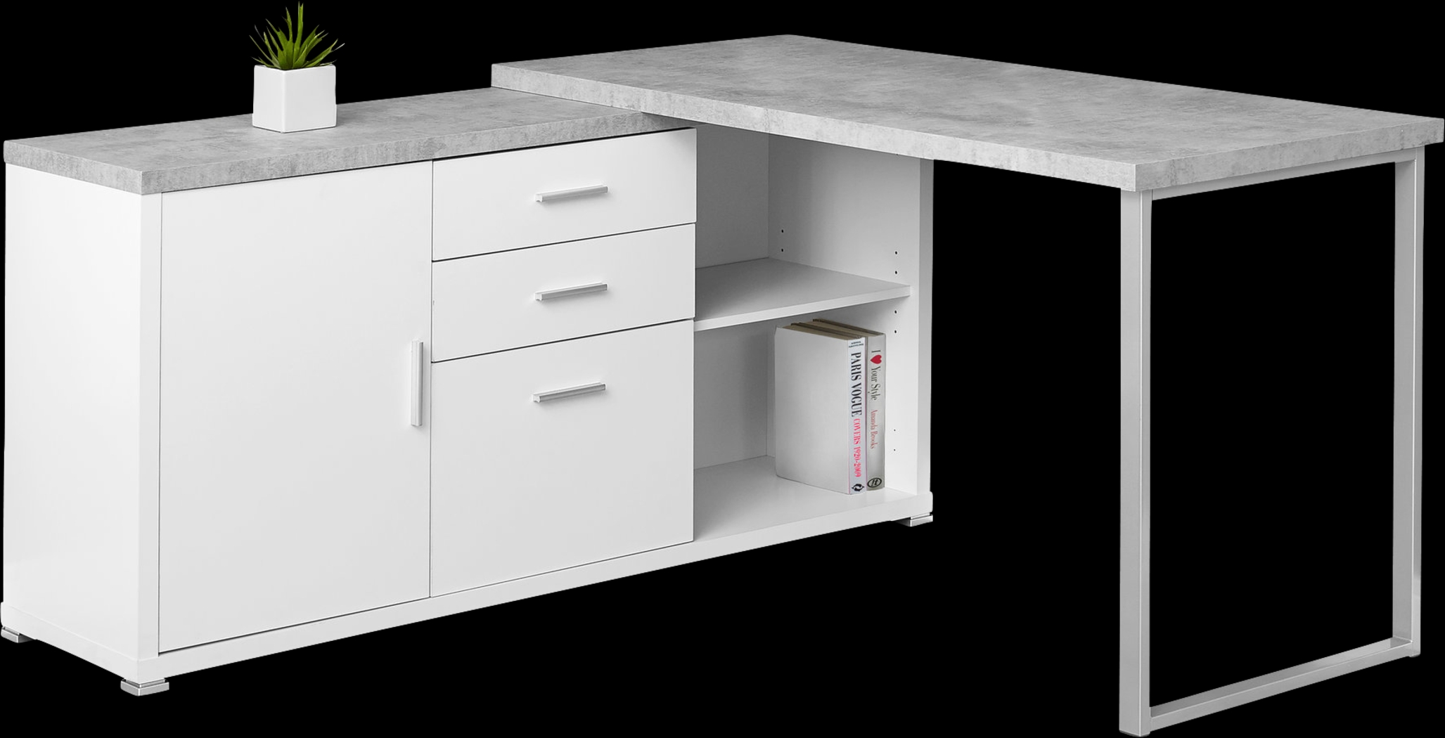 Thurman White Desk - Thumbnail - Image 1