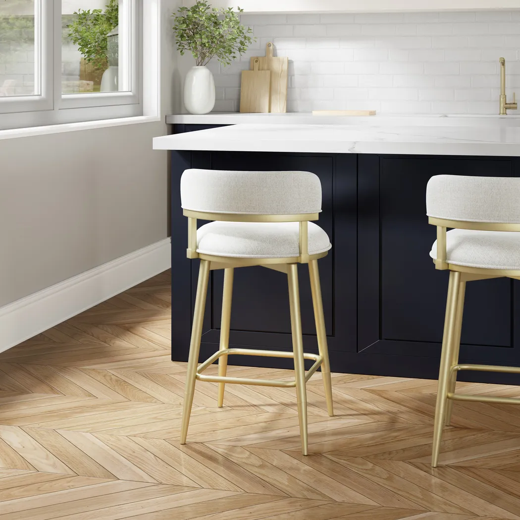 Thyia Beige Adjustable Stool - Thumbnail - Image 2
