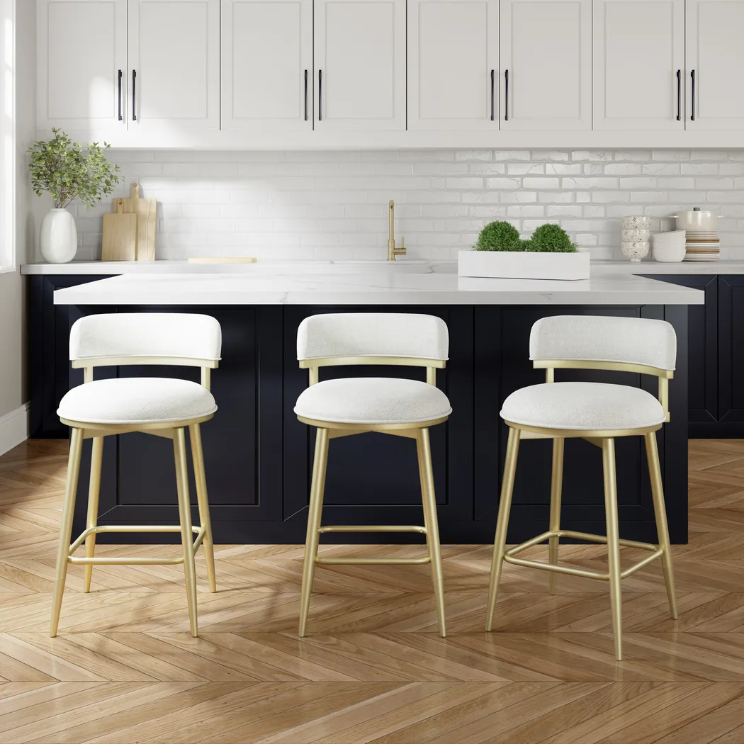 Thyia Beige Adjustable Stool - Thumbnail - Image 3