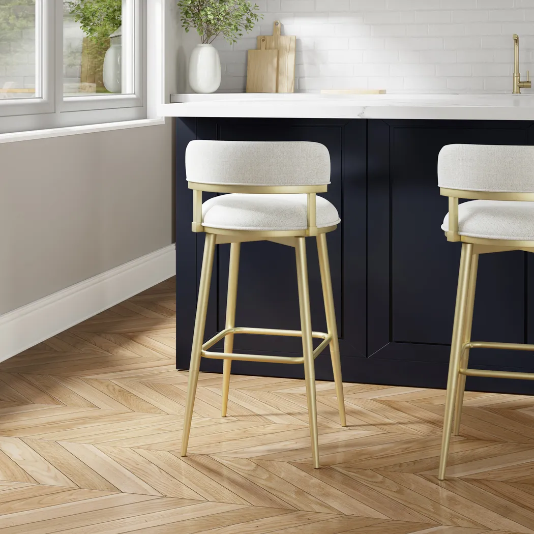 Thyia Beige Adjustable Stool - Thumbnail - Image 5
