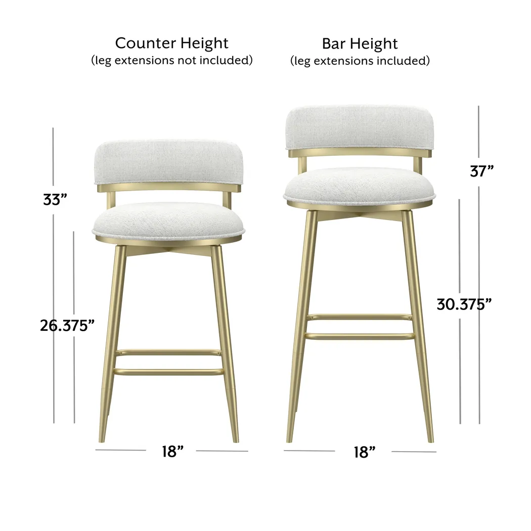 Thyia Beige Adjustable Stool - Thumbnail - Image 25