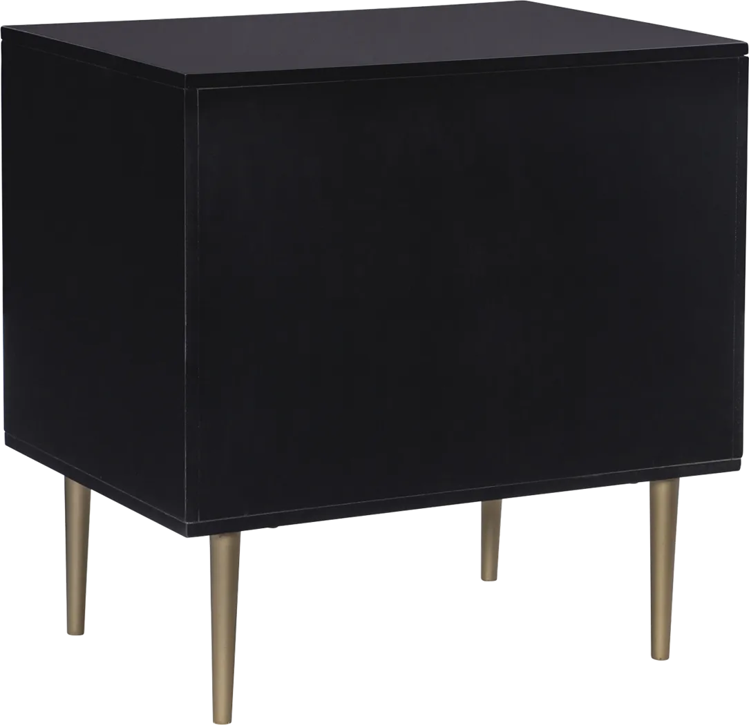 Thyson Black Nightstand - Image 6