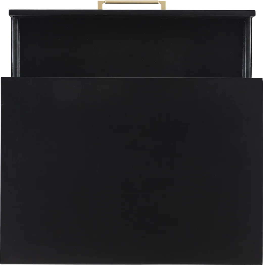 Thyson Black Nightstand - Image 9