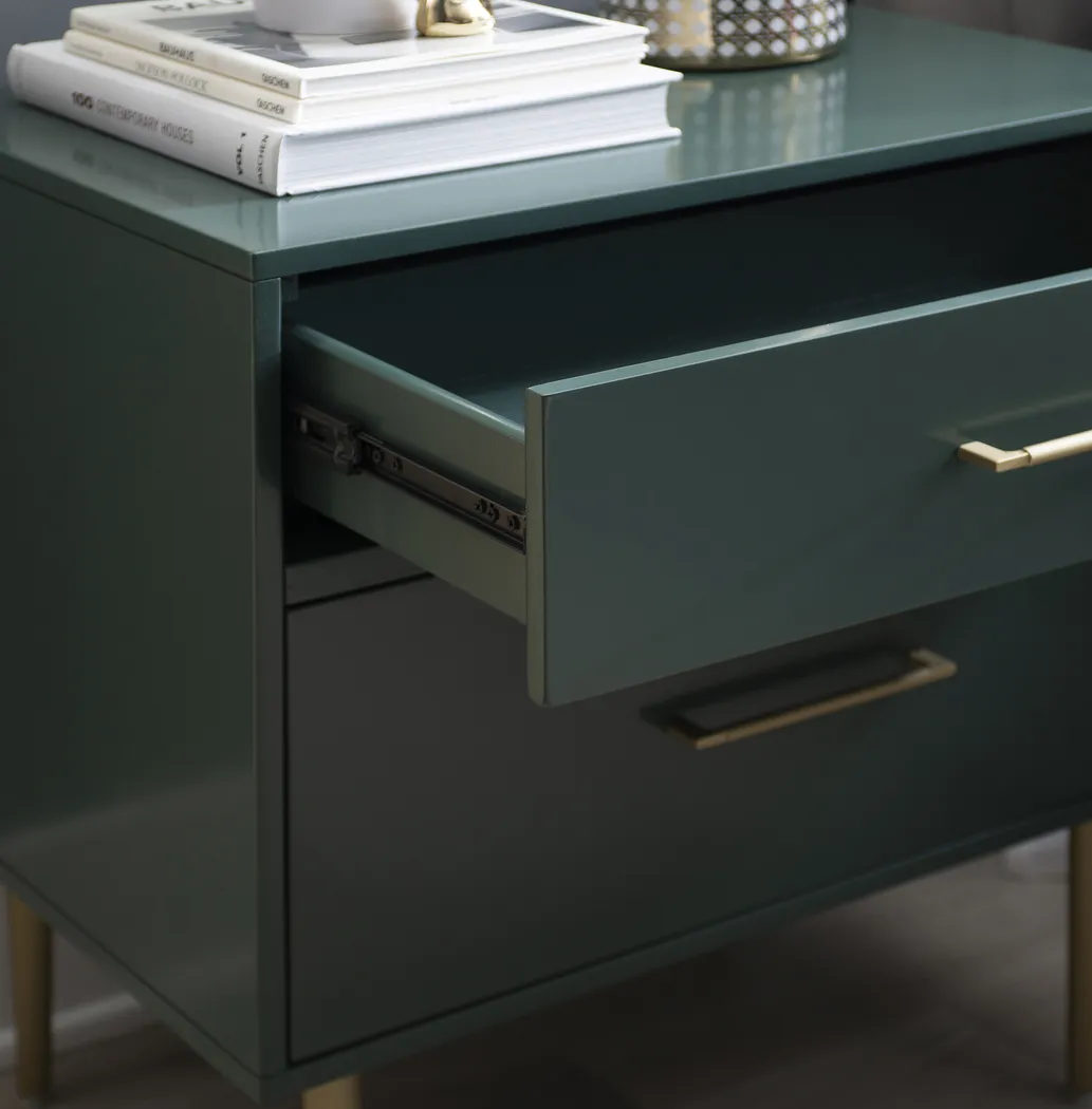 Thyson Green Nightstand - Image 11