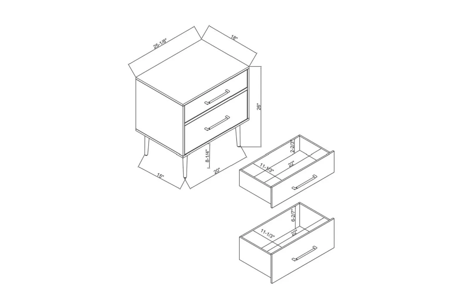 Thyson Green Nightstand - Image 15