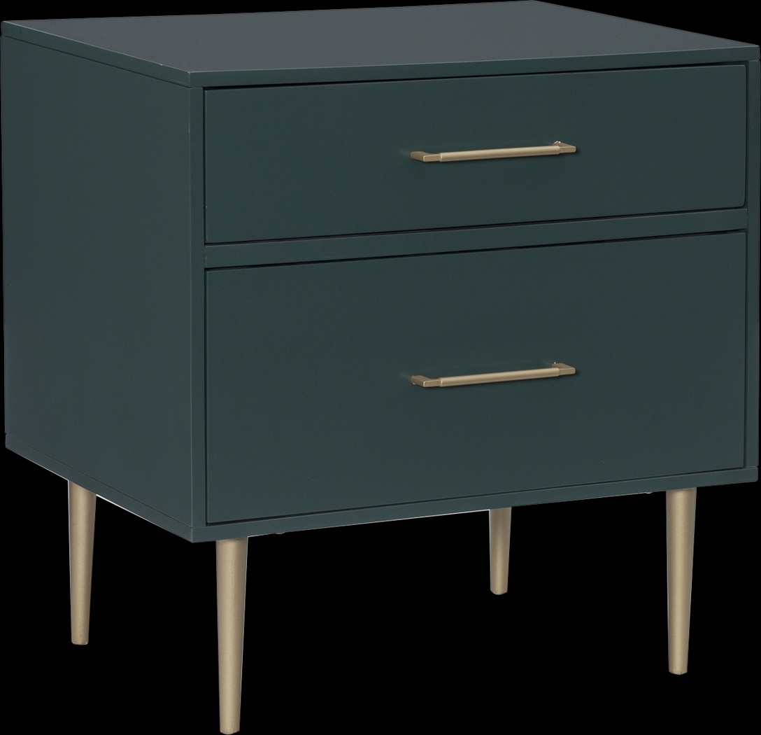Thyson Green Nightstand - Thumbnail - Image 1