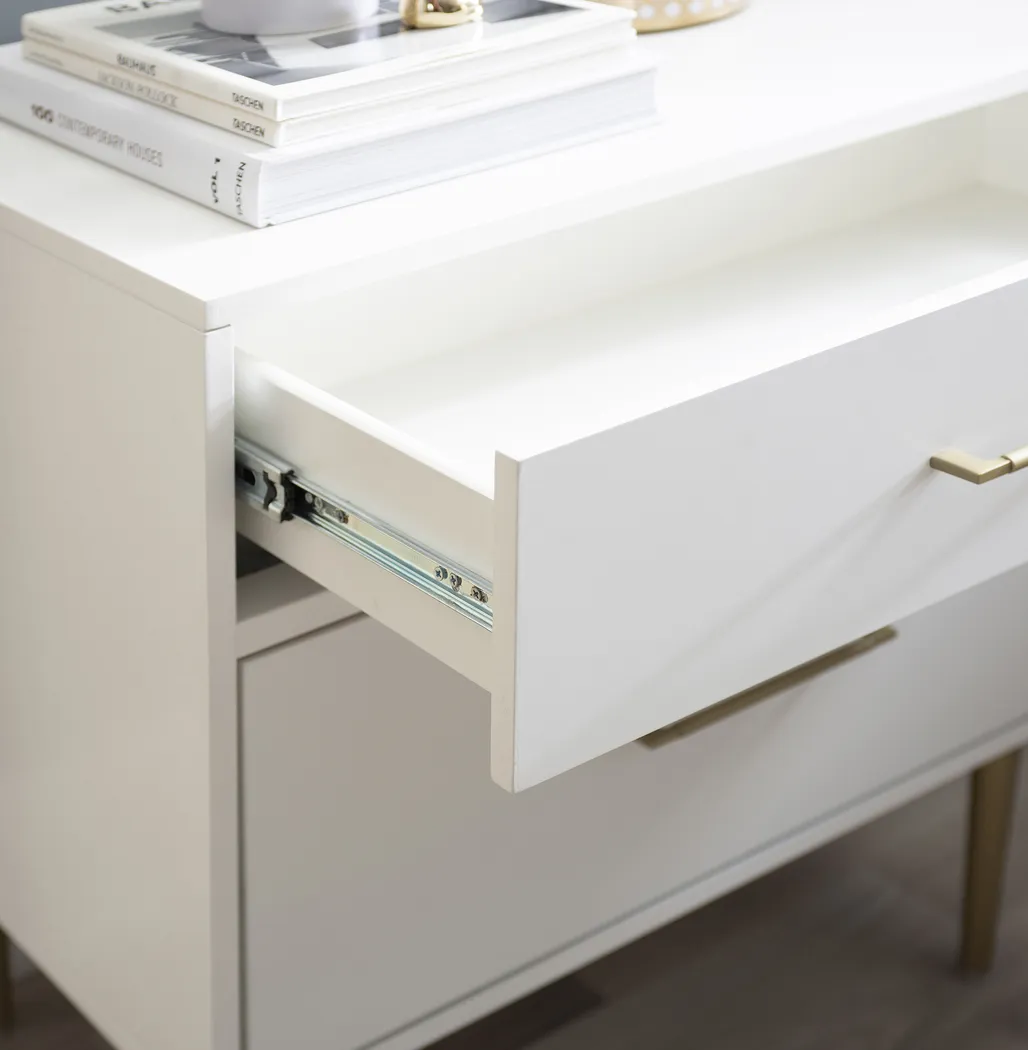 Thyson White Nightstand - Image 11