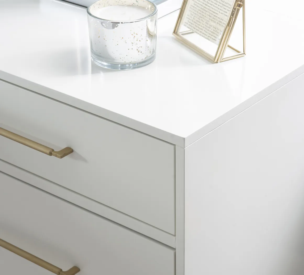 Thyson White Nightstand - Image 12