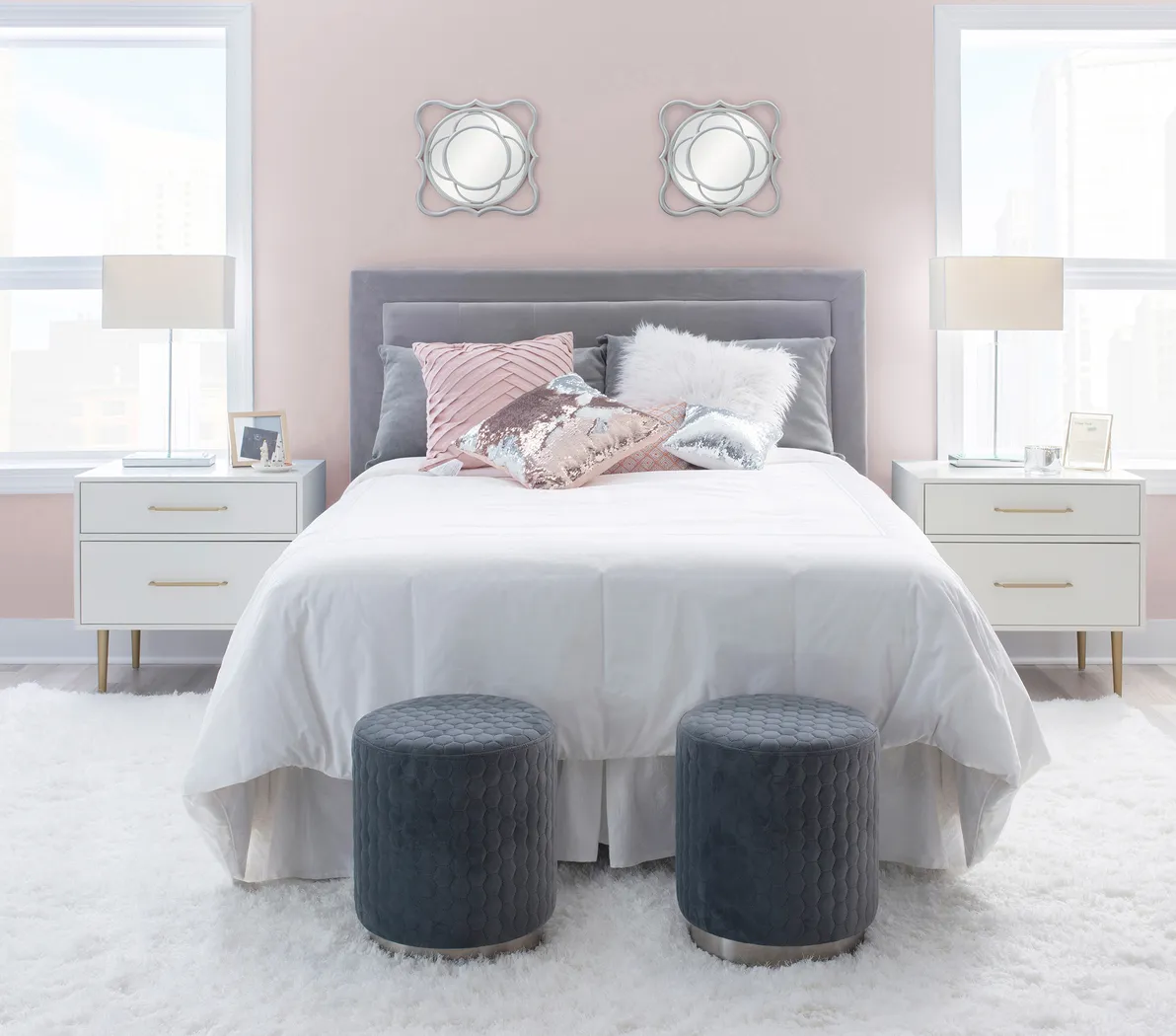 Thyson White Nightstand - Image 18