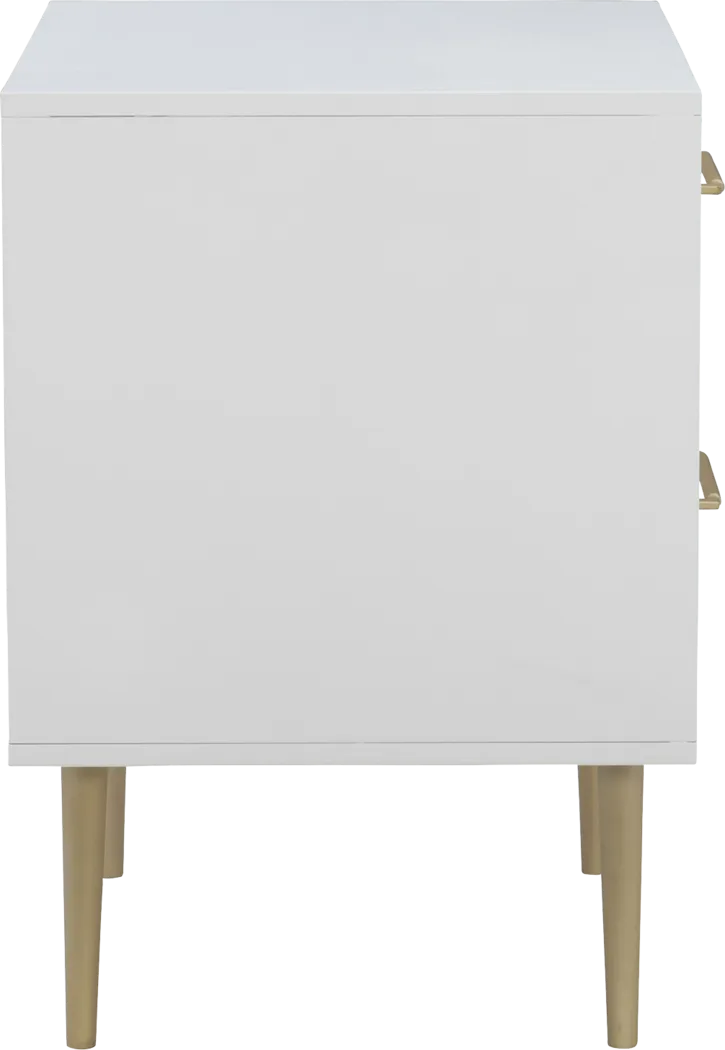 Thyson White Nightstand - Image 8