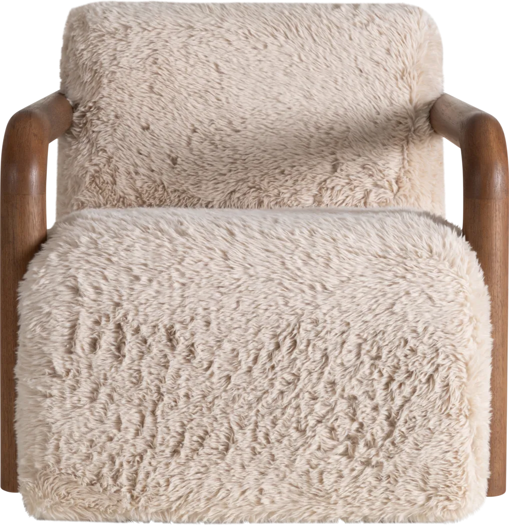 Tibet Beige Swivel Chair - Thumbnail - Image 2