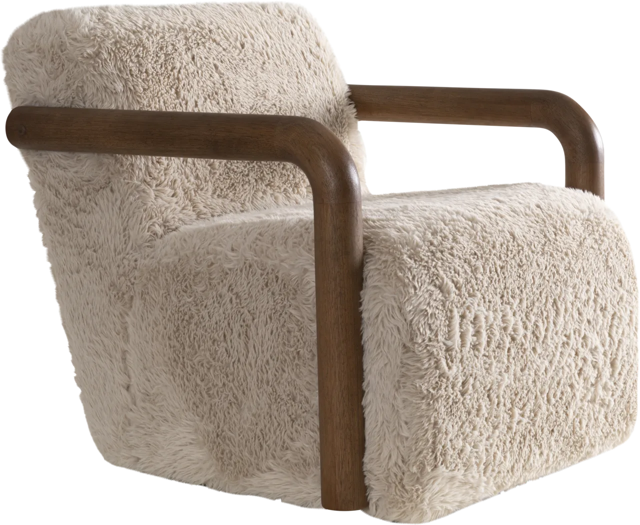 Tibet Beige Swivel Chair - Thumbnail - Image 1