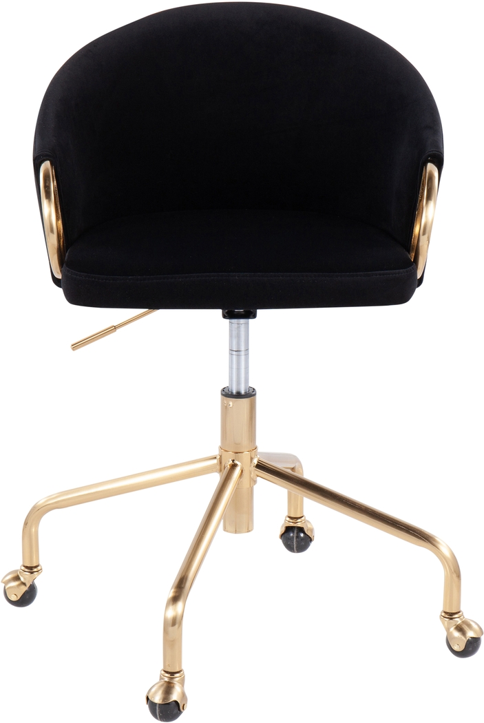 Tichester Black Office Chair - Thumbnail - Image 5