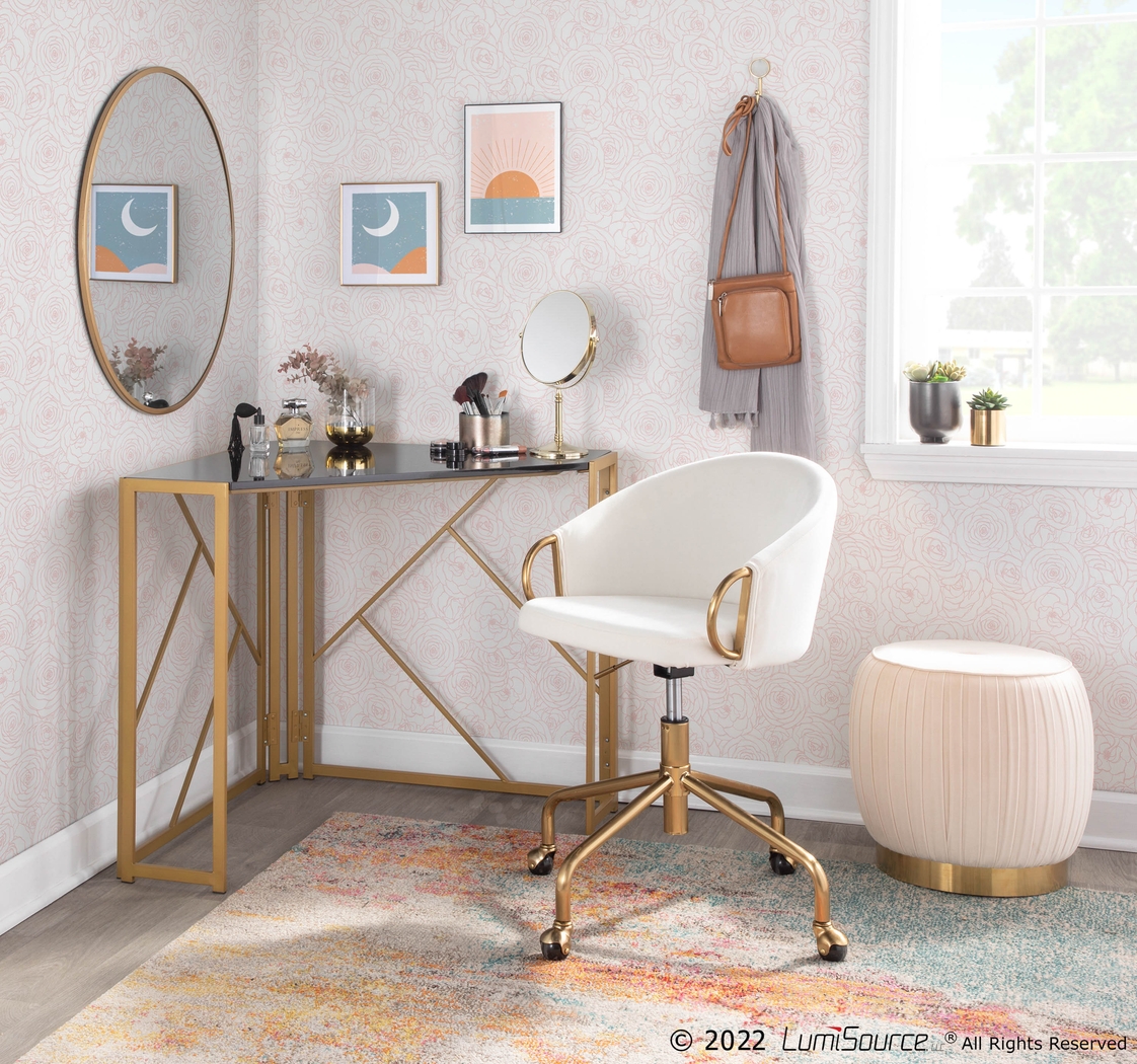 Tichester Cream Office Chair - Thumbnail - Image 8