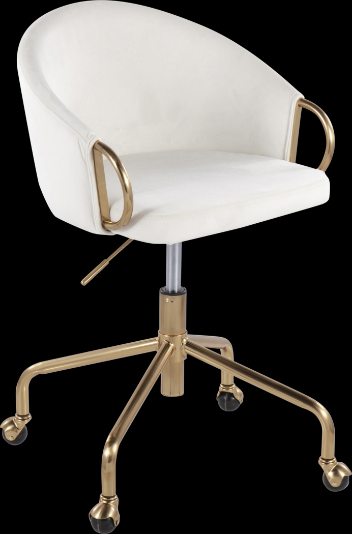 Tichester Cream Office Chair - Thumbnail - Image 1